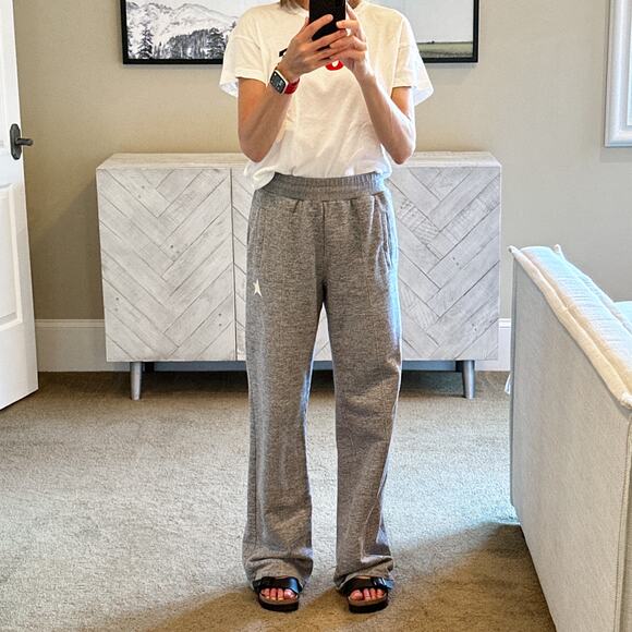 GOLDEN GOOSE Dorotea Star Logo Wide Leg Sweatpants XS - Picture 7 of 13